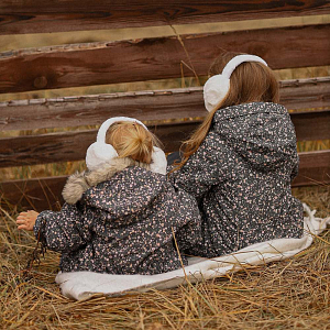 Куртка Wheat "Tove Black Sea Open Flowers", цветочная фантазия